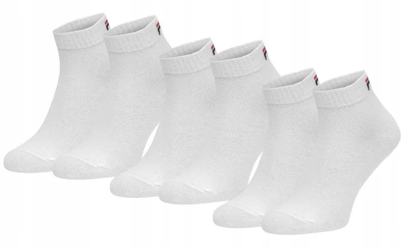 FILA Quarter Sock 6-Pack Unisex Wit 39-42