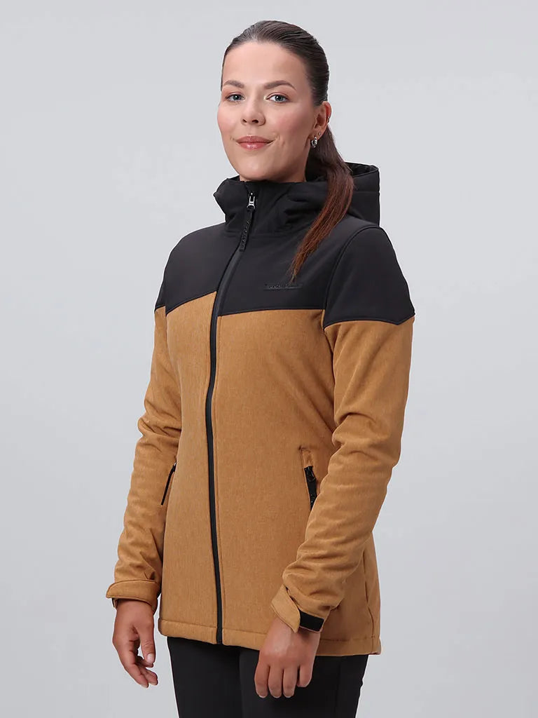 Damen Softshelljacke Loap Ludysa Braun