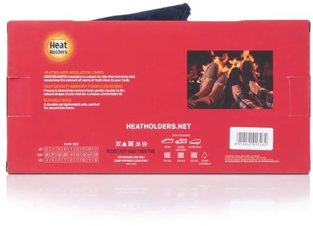 Najcieplejsze kapcie męskie Kapcie z uchwytami na ciepło Niebieskie