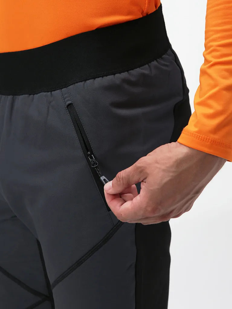 Męskie spodnie outdoorowe loap miejski zielony szary l