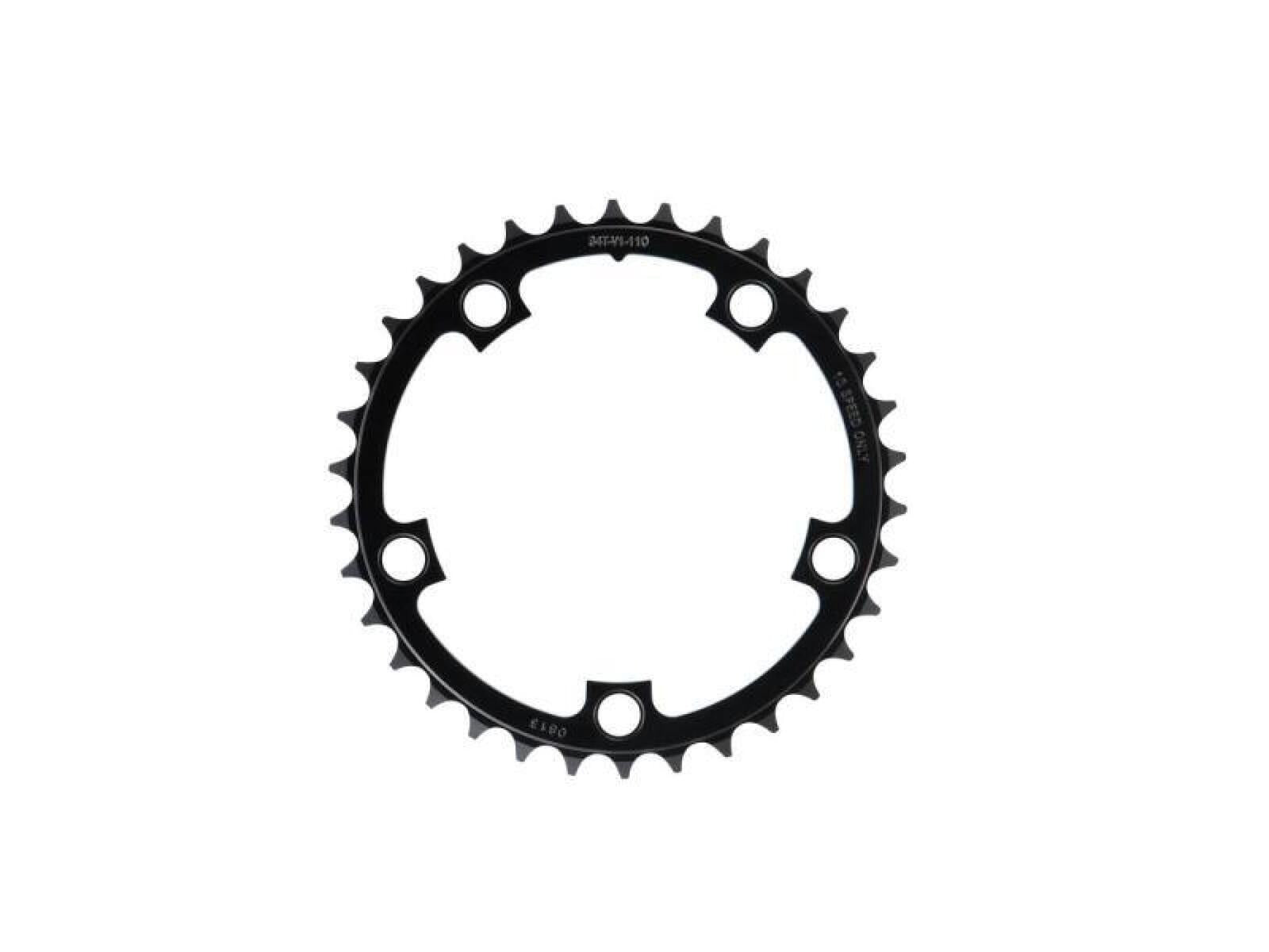 Sram Power Glide Road Chainring Black
