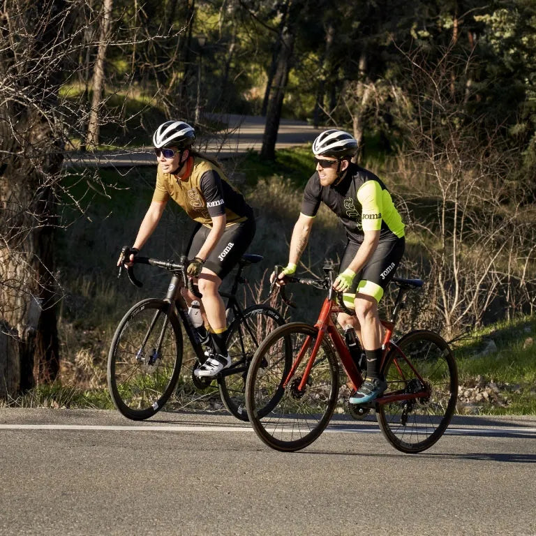 Cykeltrøje joma crono cykel khaki sort grøn l