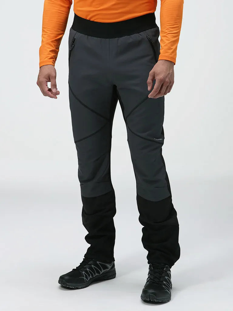 Pánske outdoorové nohavice loap urban green grey m