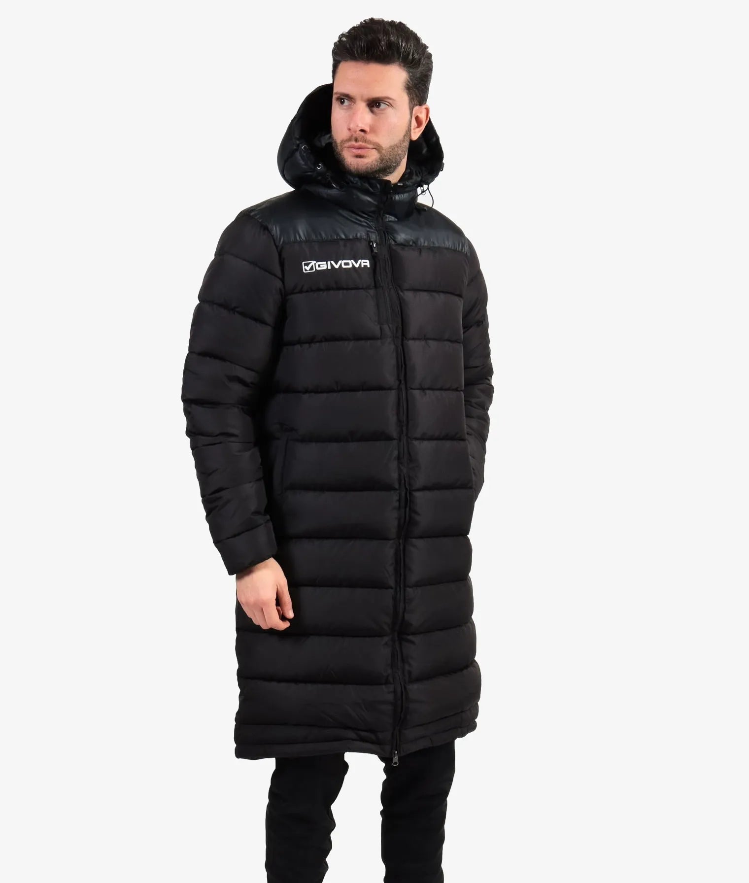 Cappotto invernale unisex givova nero 2xs