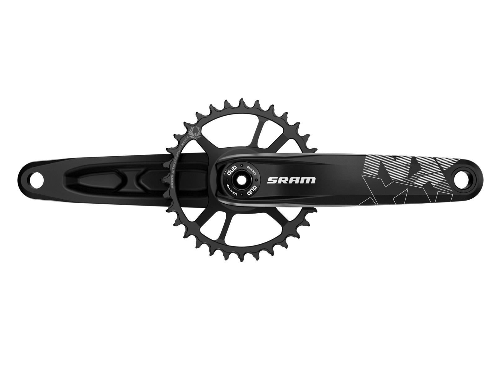 Sram Nx Eagle Dub Crankset Schwarz