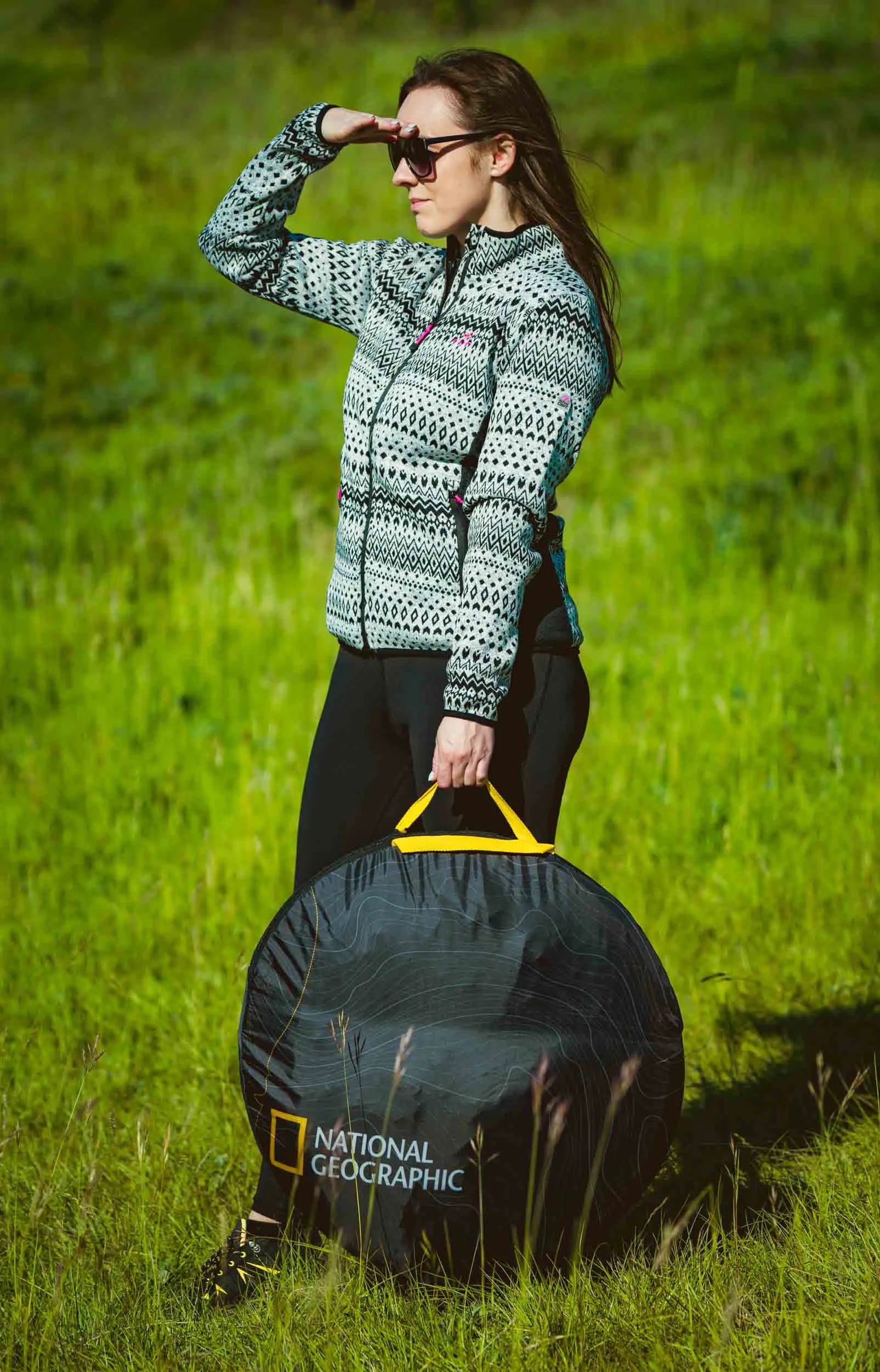 Tente National Geographic Pour 2 Personnes Noir
