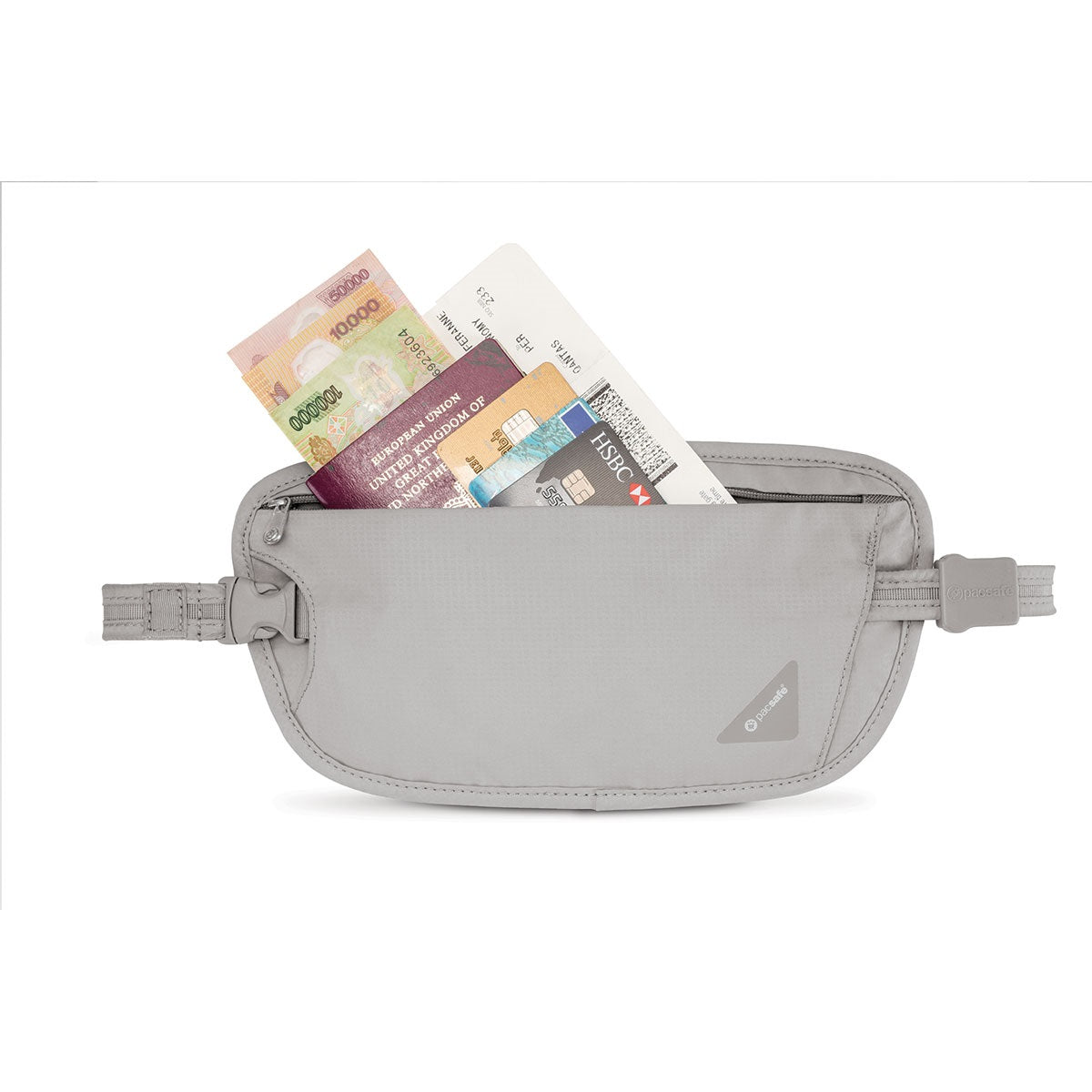 Pacsafe Coversafe X100 Waist Wallet Neutral Gray