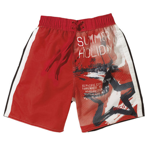 Beco Short de Bain Garçon Rouge