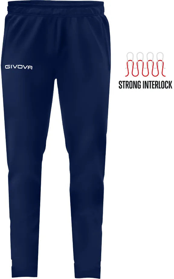Calça Esportiva Givova 100 Azul 2xl