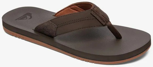 Flip-flops quiksilver coastal oasis ii brown - 39