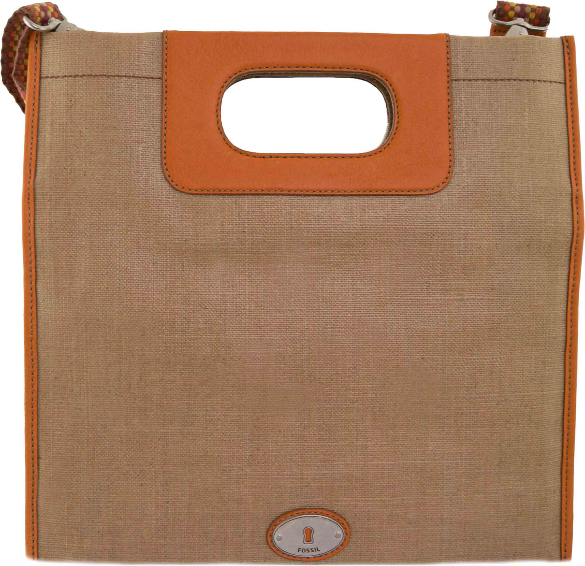 Fossil Wmns Shoulderbag Key-per Slim Fold Brown Bag