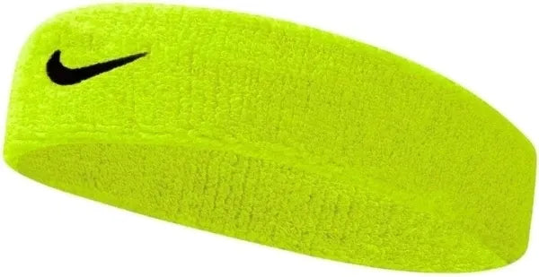 Fascia per capelli Nike swoosh verde atomico-nero verde