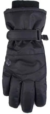 Dámske mäkké rukavice vyhrievané lyžiarske čierne m-l