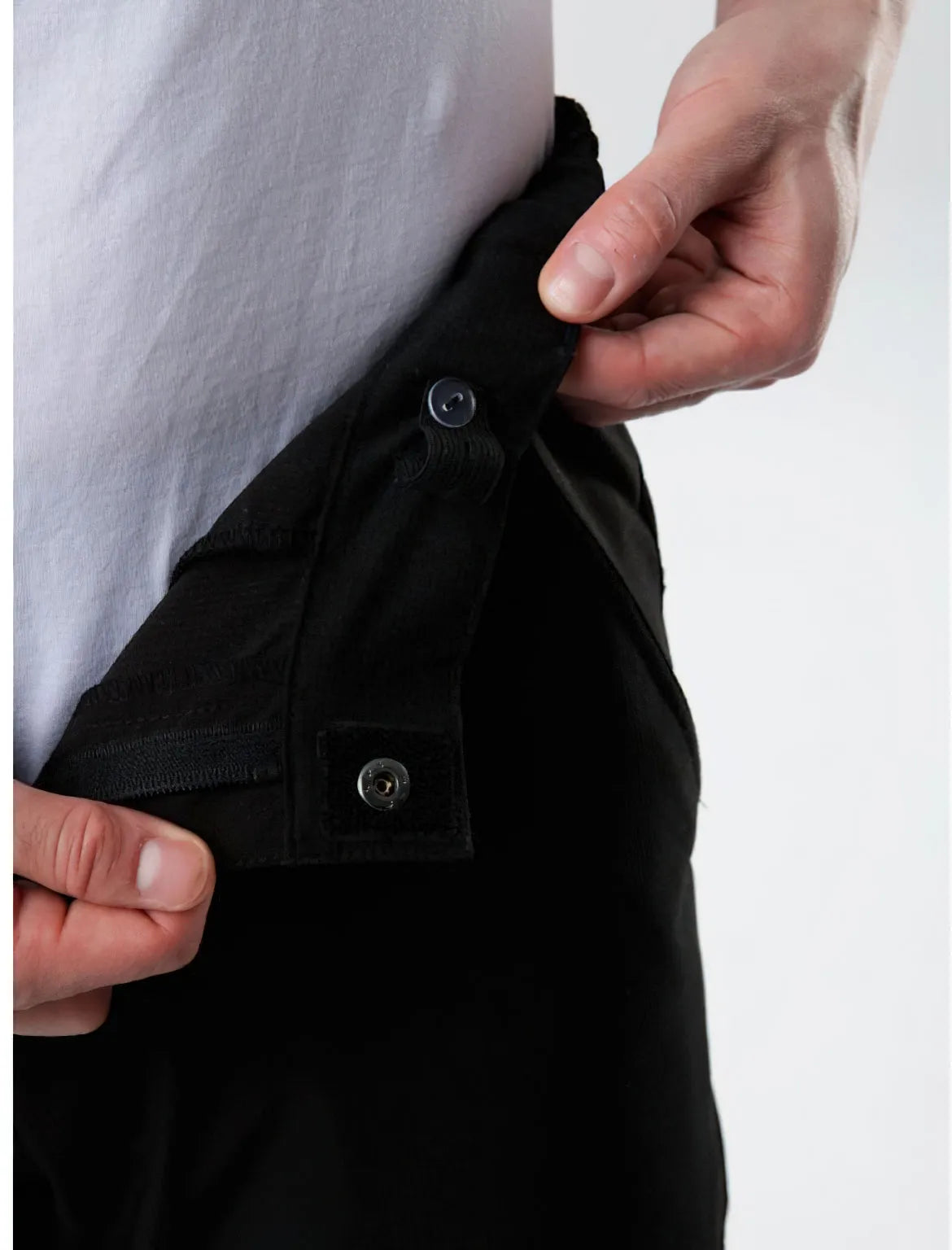 Herren-Sportshorts Loap Uzro Schwarz