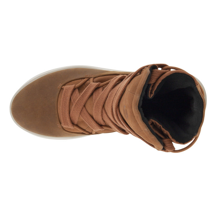 Botas De Nieve Ecco Solice Gtx Primaloft Sierra De Piel Natural Marrón