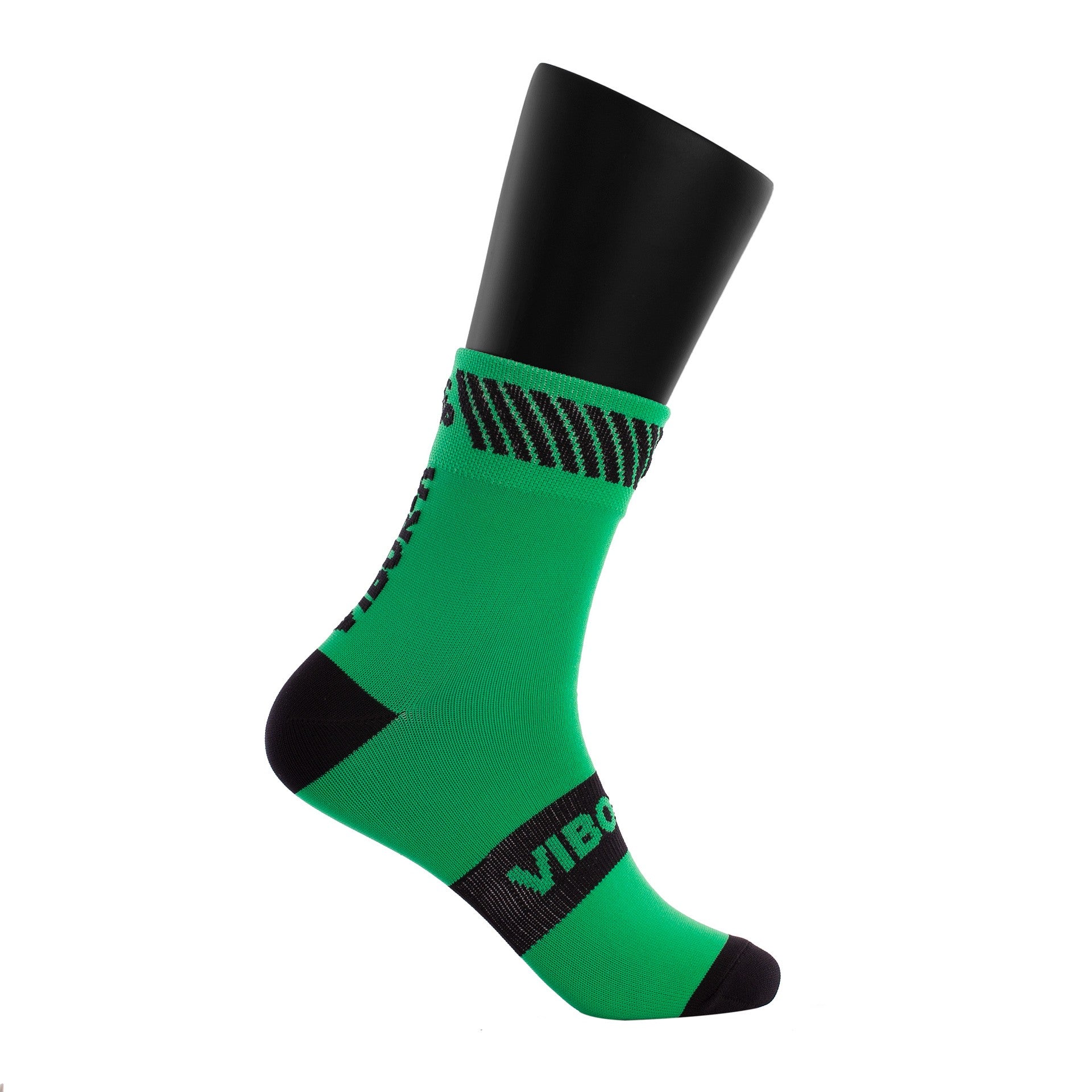 Vibor-a Kait Mid-crew Socks Verde/Negro 35-38