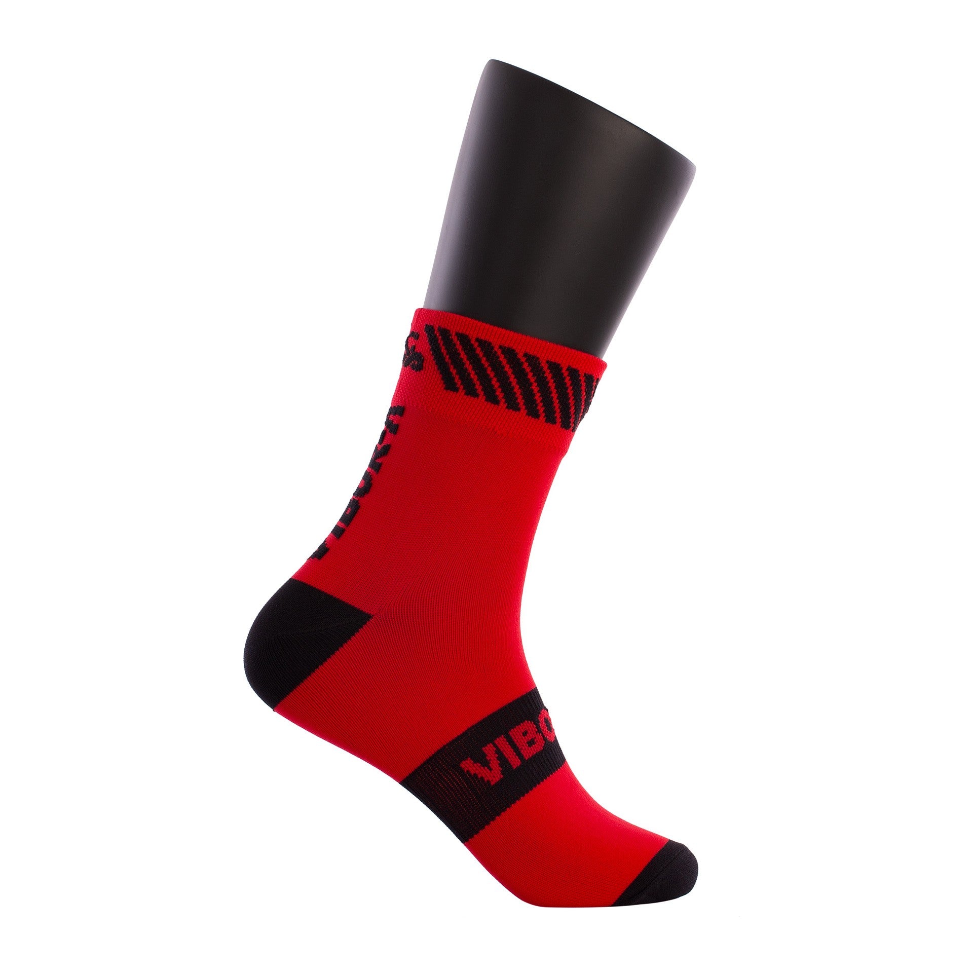 Vibor-a Kait Mid-crew Socks Rojo/Negro 35-38