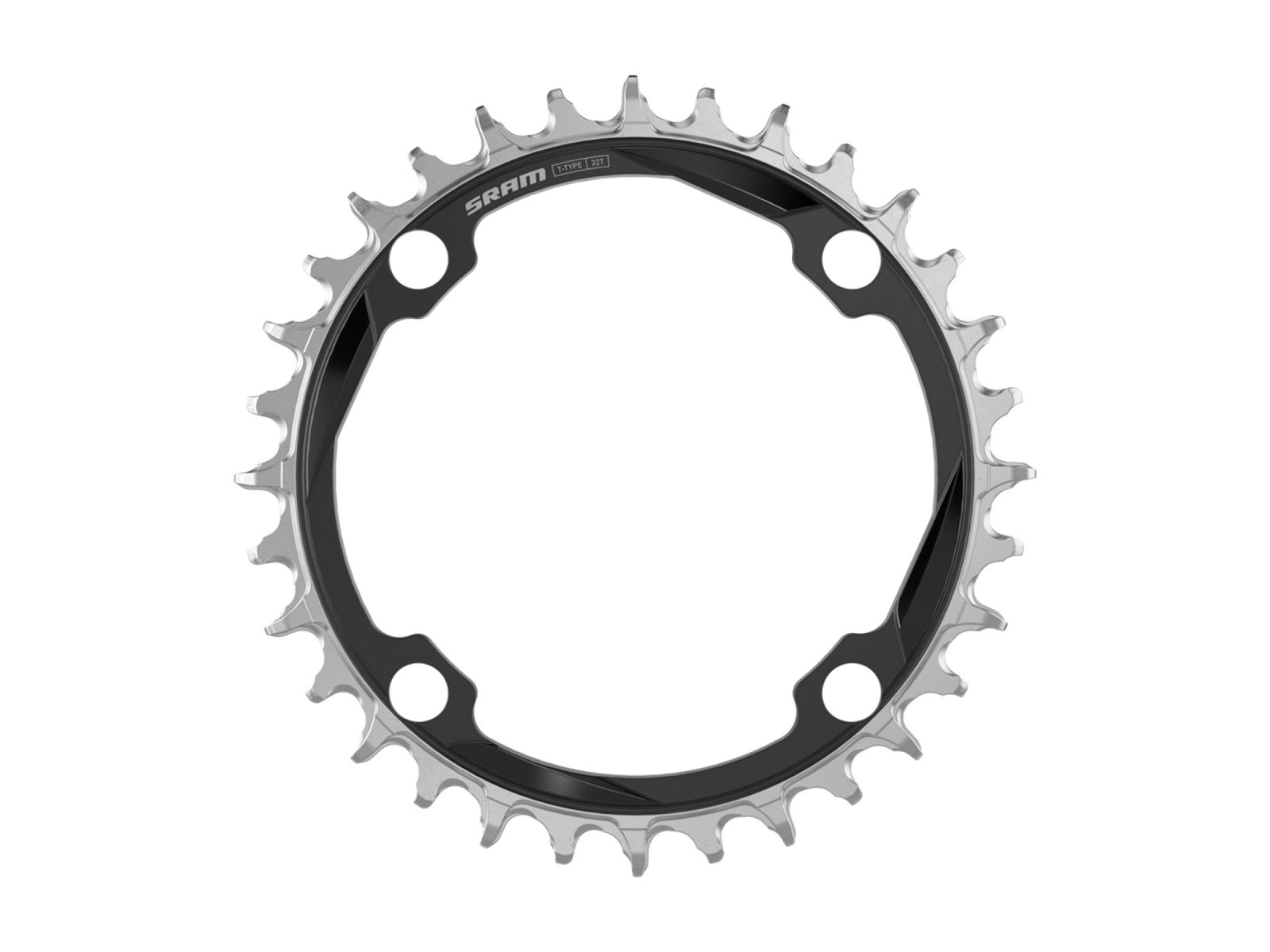 Sram Ochain Chainring Xx T-type 104 Bcd Black-silver