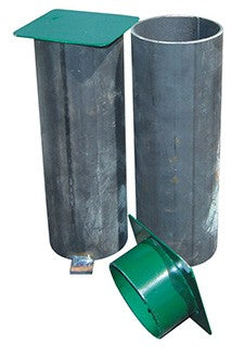 Zestaw puszek z pokrywką do słupków stałych, wielokolorowy