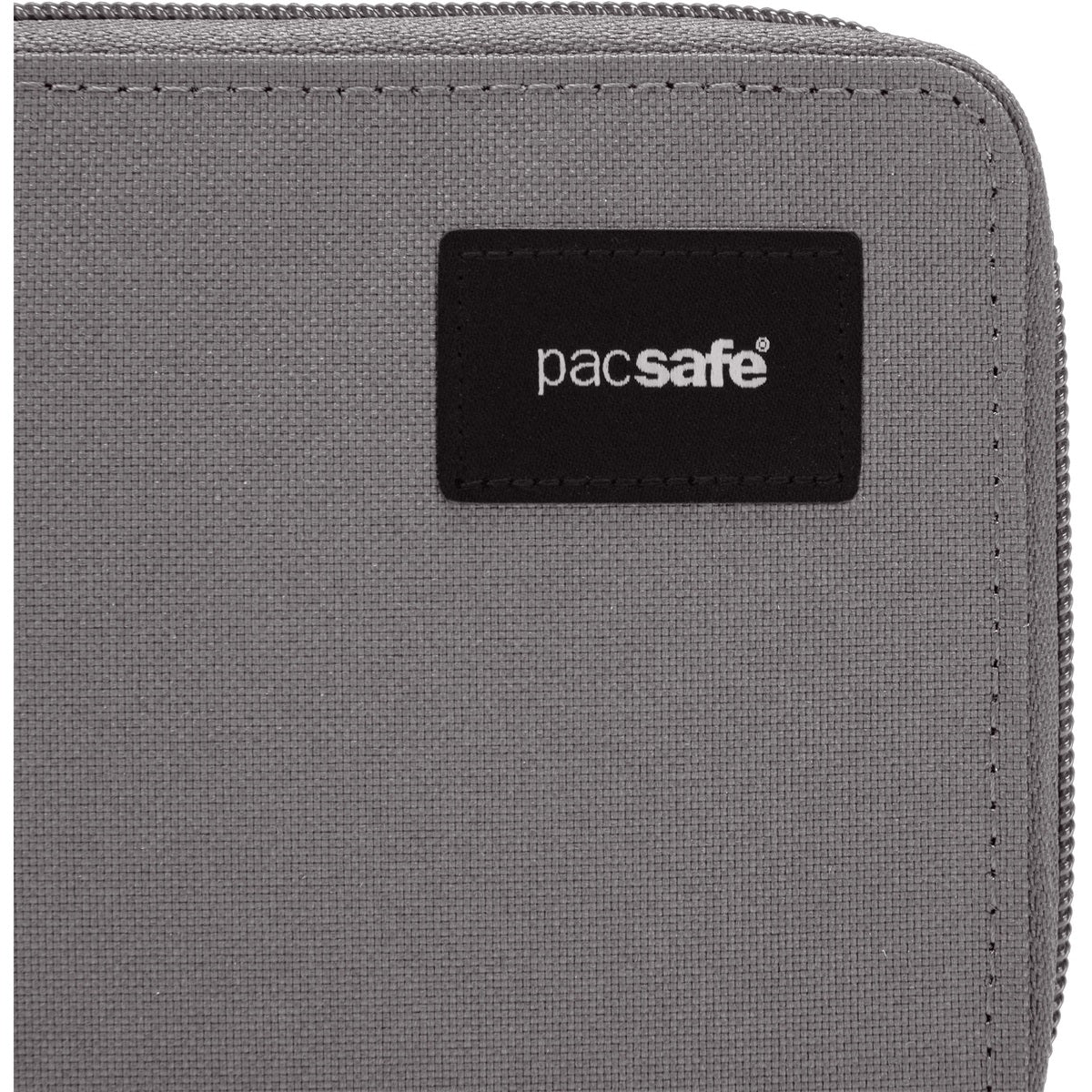 Pacsafe Rfidsafe Zip Around Wallet Stone
