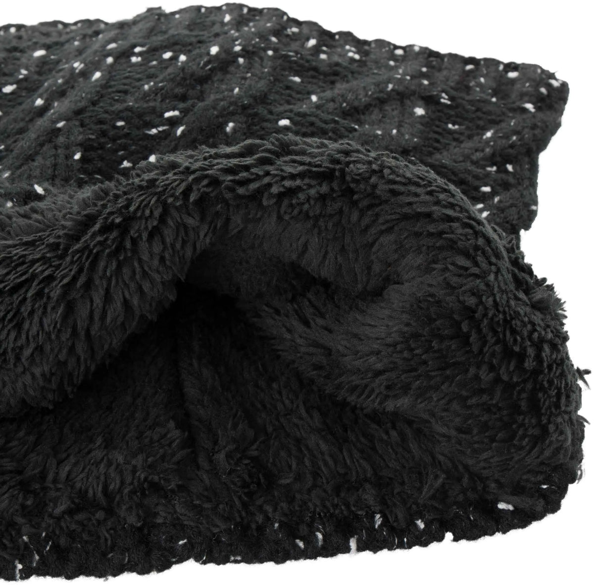 Invierno Cuello Polaina Jail Jam Braies Loop Hat Unisex Perla Negro