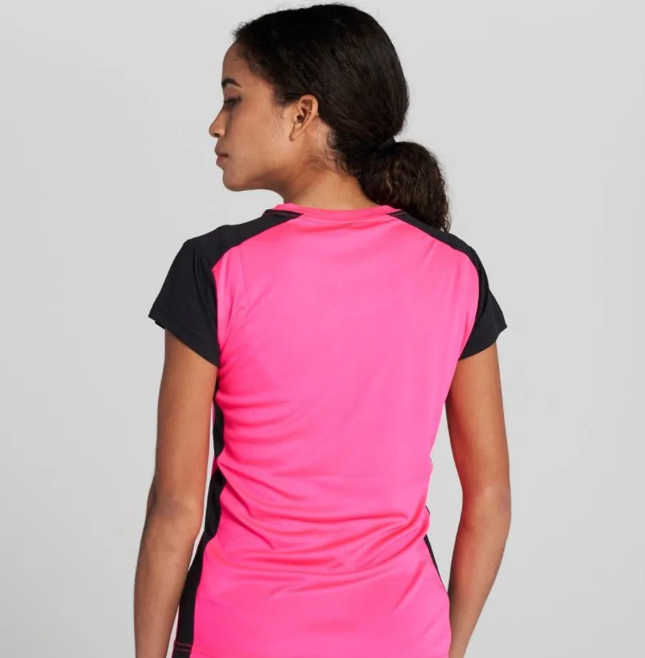 T-shirt donna joma record ii rosa fluo l