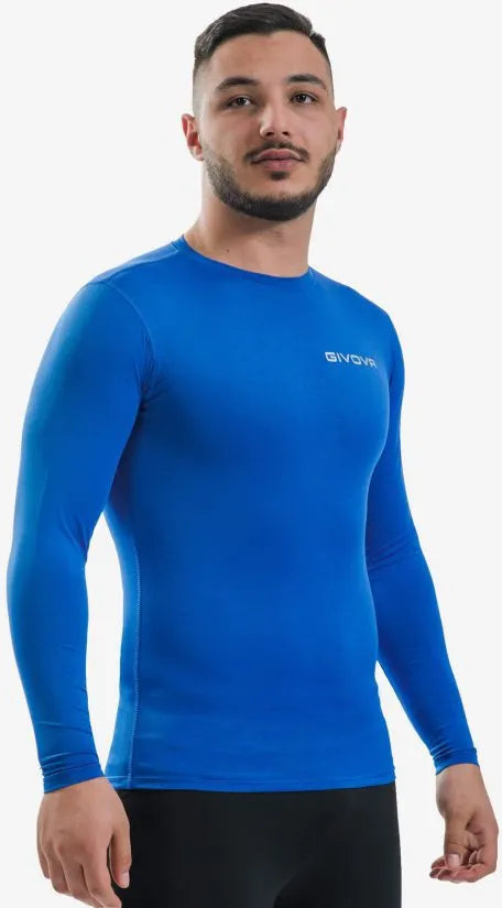 Camiseta funcional givova corpus 3 maglia intima elastica azul xs