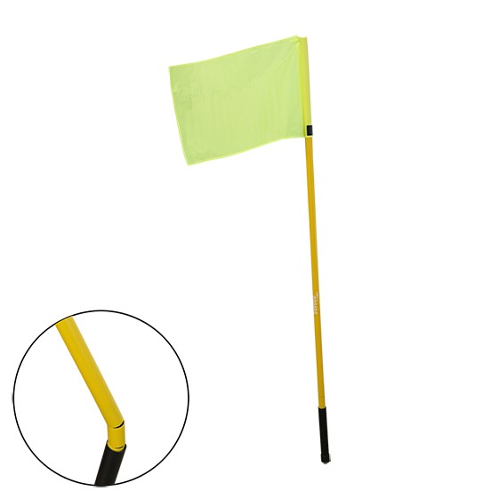 Fleksibelt hjørneflag flerfarvet