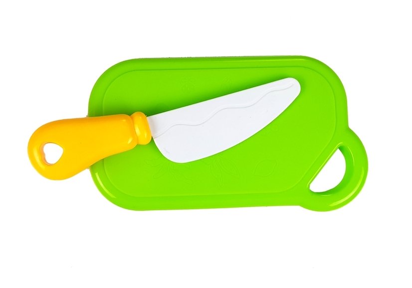 Hot-dog Set For Cutting Indredients In A Basket