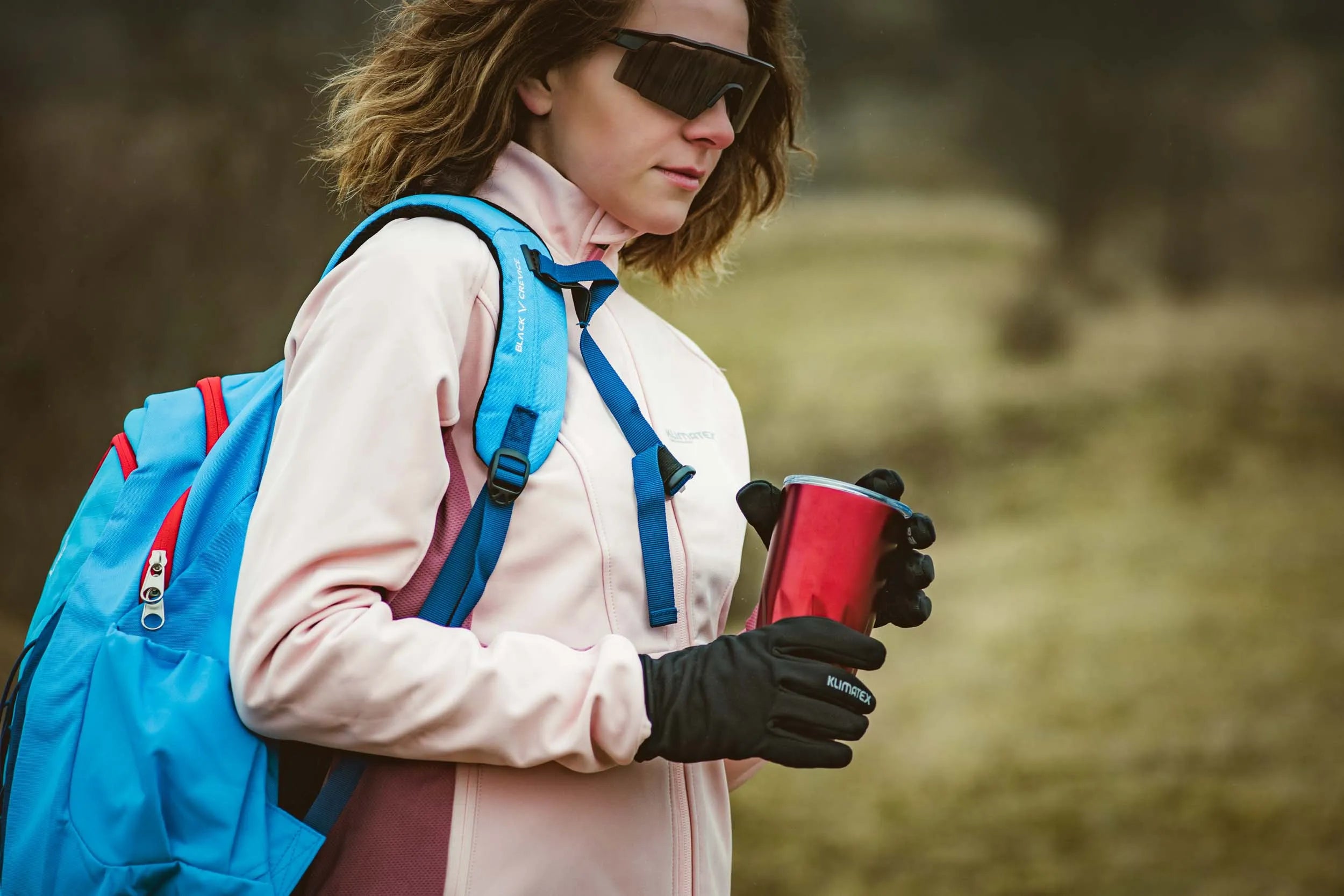 Thermo mug xd dearadh copar dearg