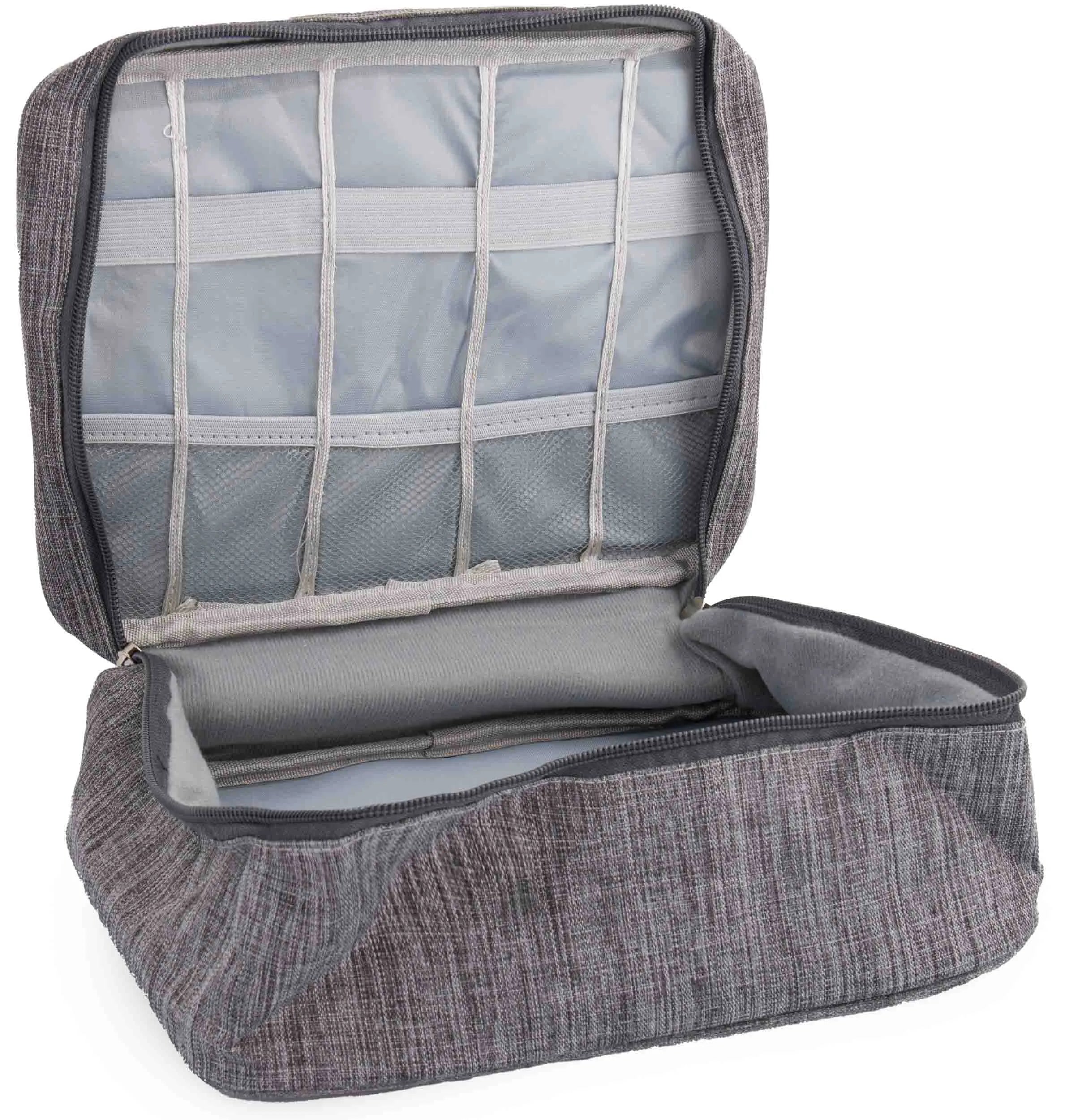 Bolsa Eletrônica Organizadora de Viagem Cinza