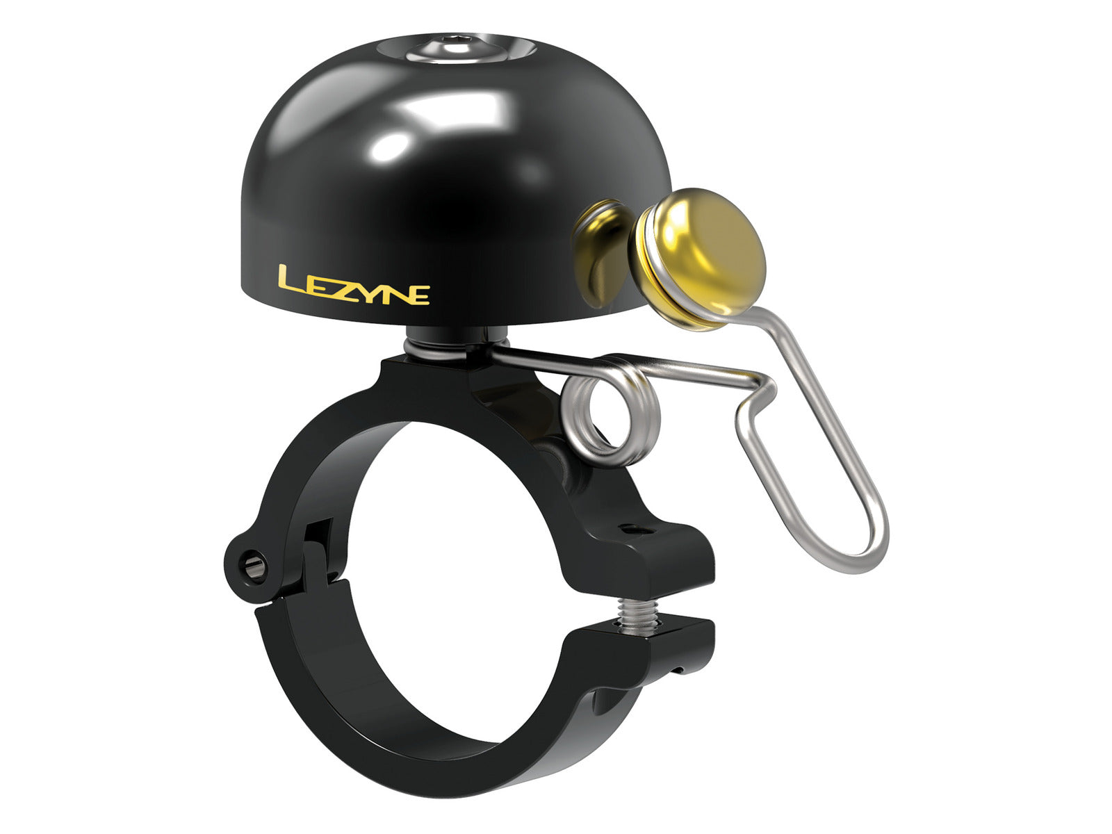Lezyne Classic Stainless Brass Bell Black