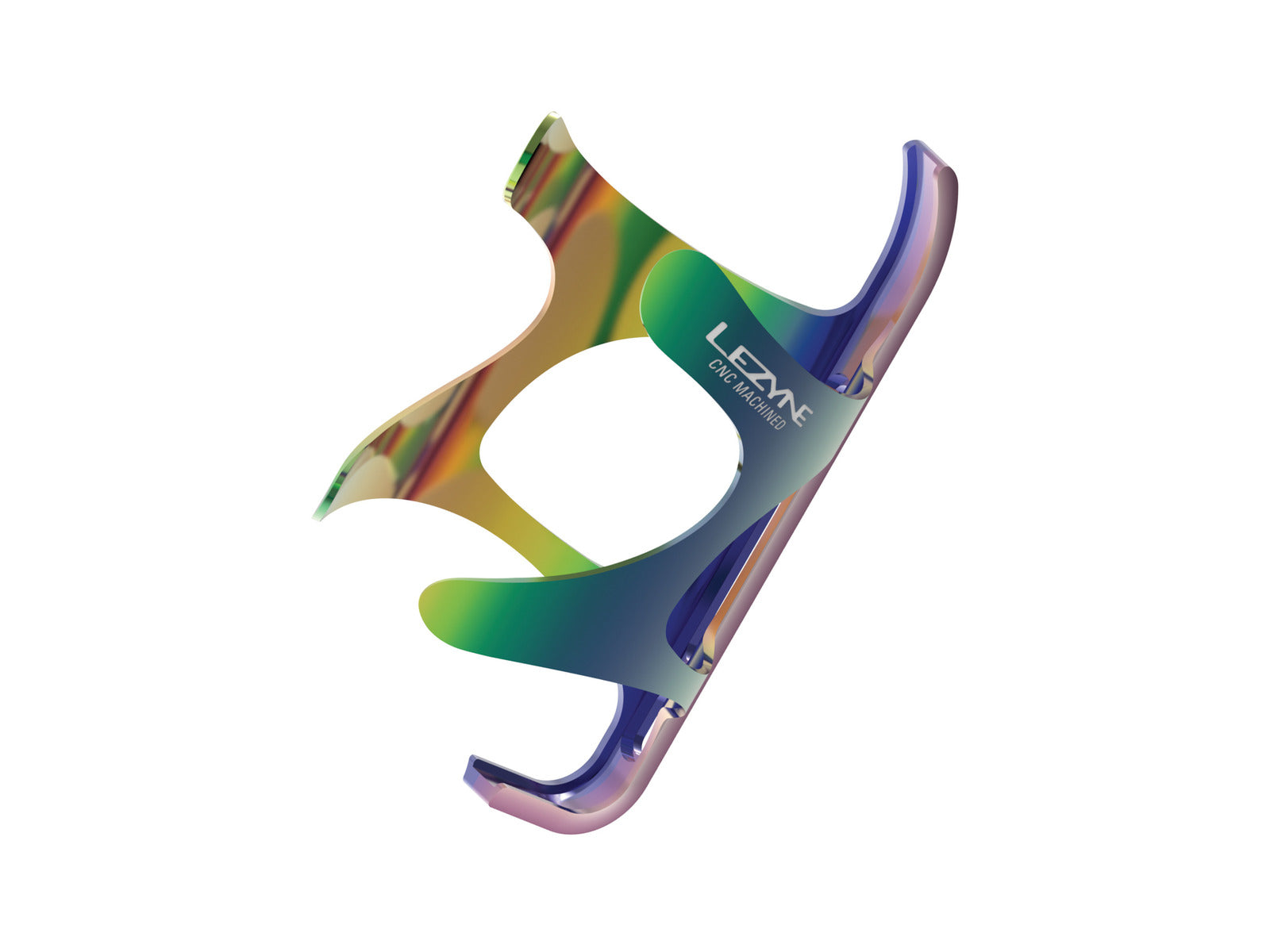 Lezyne Bottle Cnc Cage Al Neo Metallic