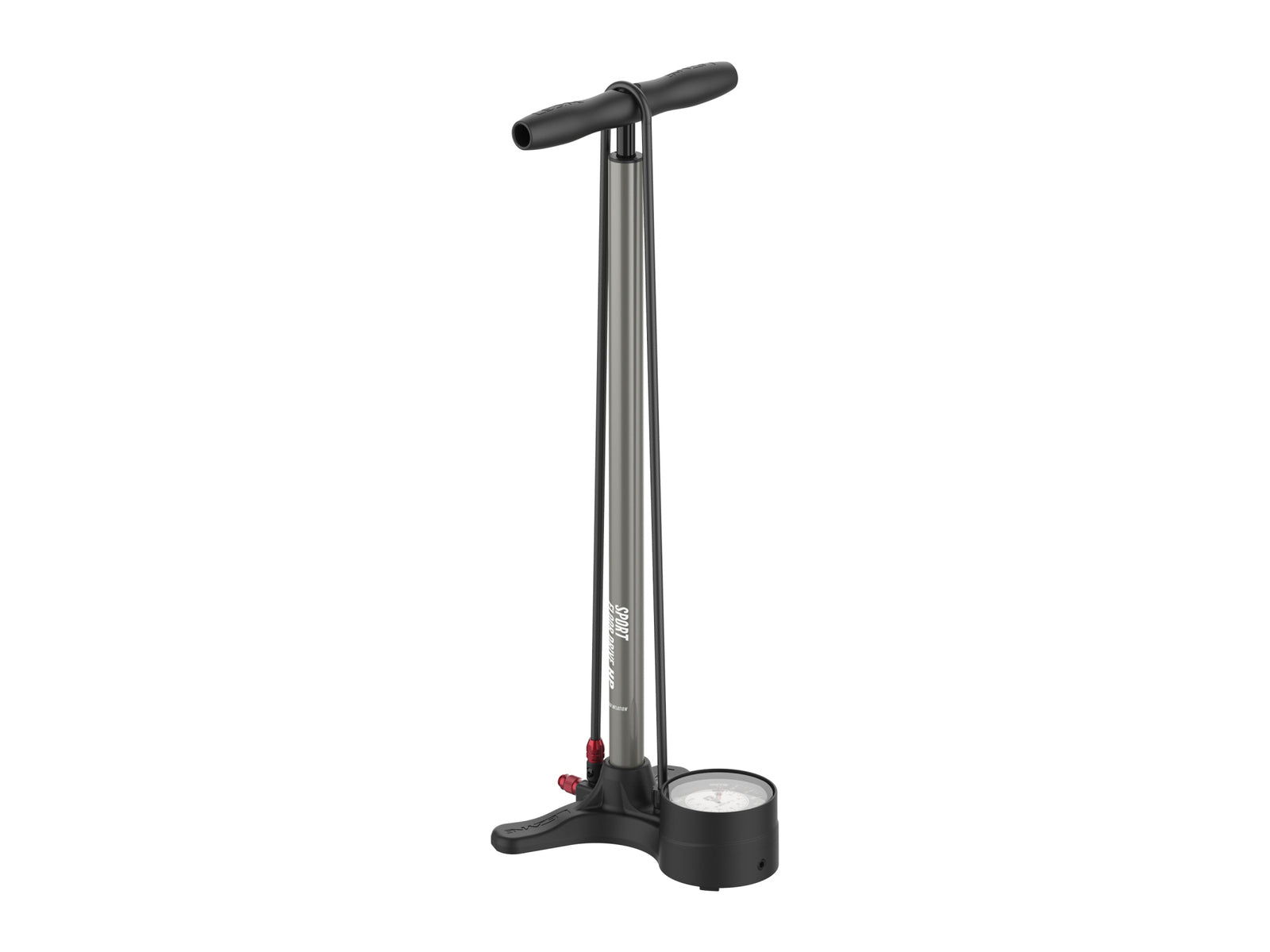 Lezyne Sport Hp Floor Drive Mtt Grey 635 Cm - 63.5 Cm