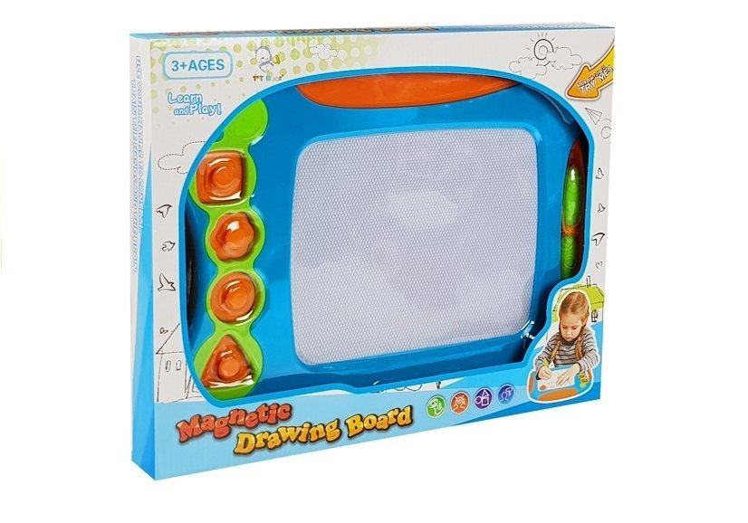 Magnetic Drawing Board With Geometrical Stamps