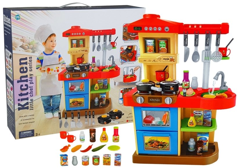 Kitchen For Children With Sounds And Real Tap