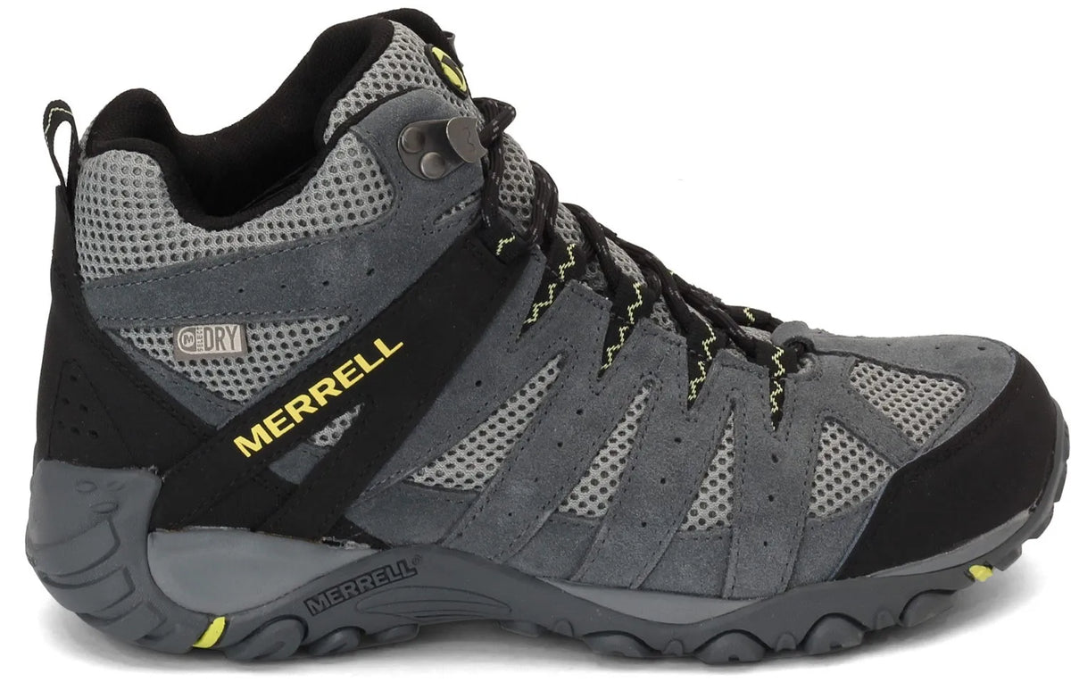 Trekkingschoenen heren Merrell Men Accentor 2 Vent Mid Wp Turbulence Grijs