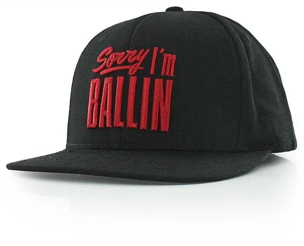 K1x Désolé, je suis Ballin Snapback Cap Noir