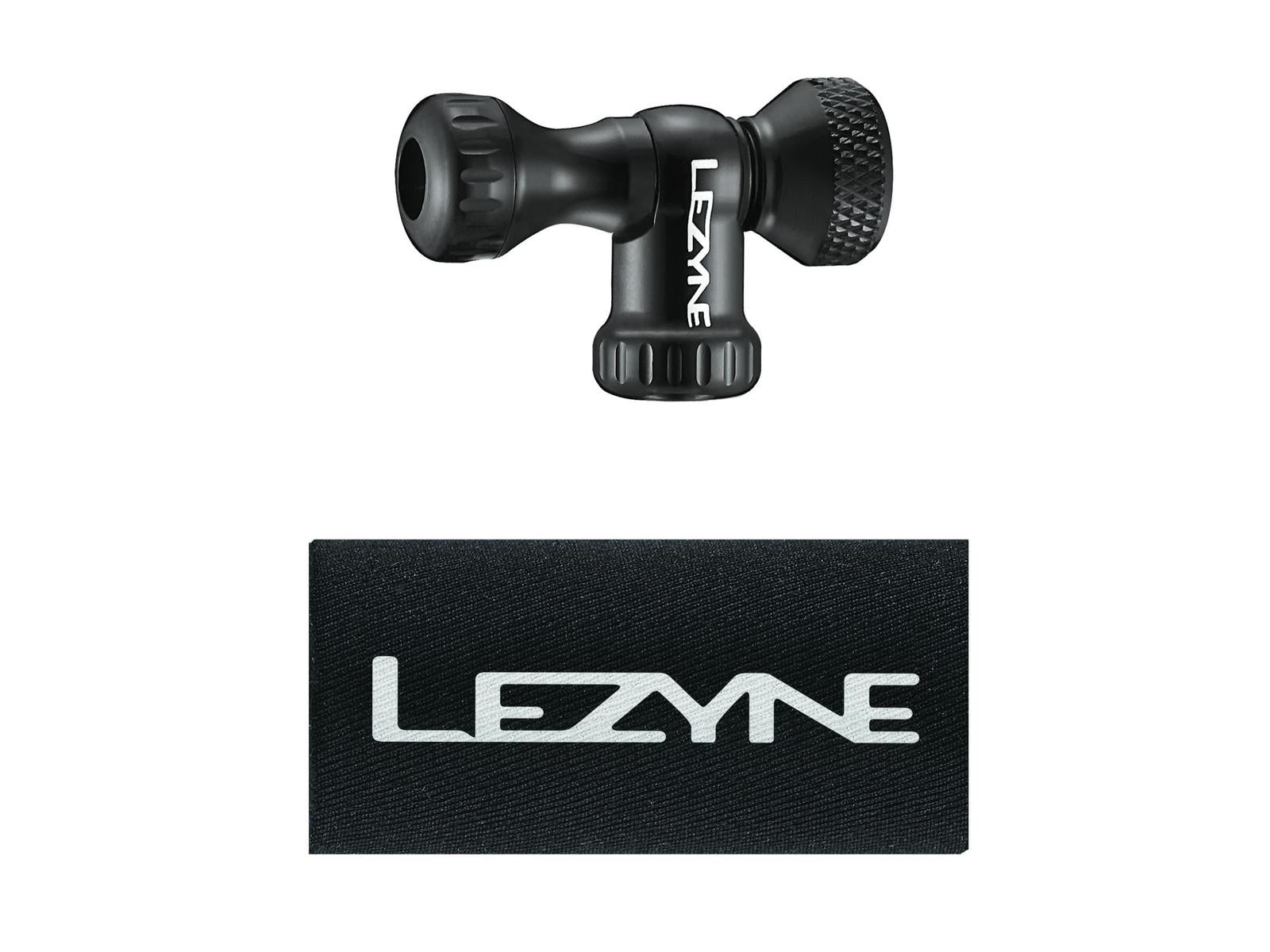 Lezyne Co2 Pump Head Control Drive Cnc Gloss Black