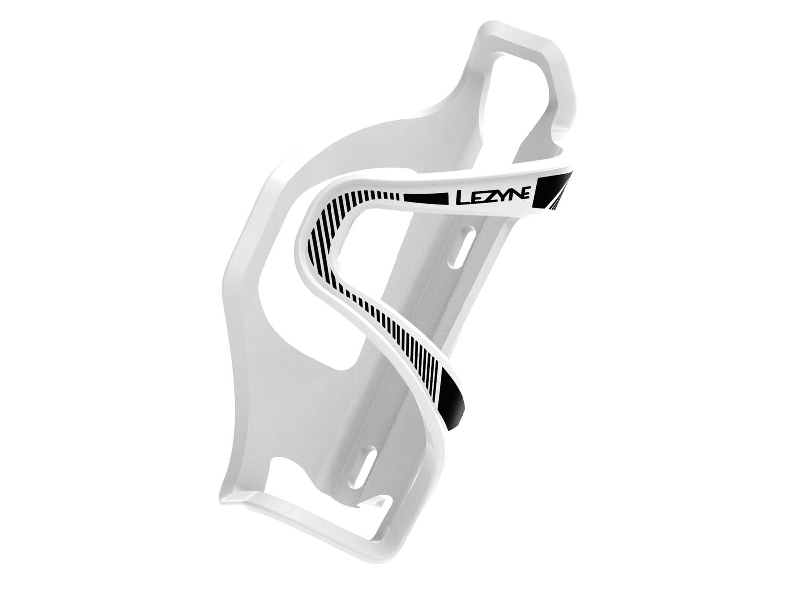 Lezyne Bottle Flow Cage E Sl-l/sl-r White-black