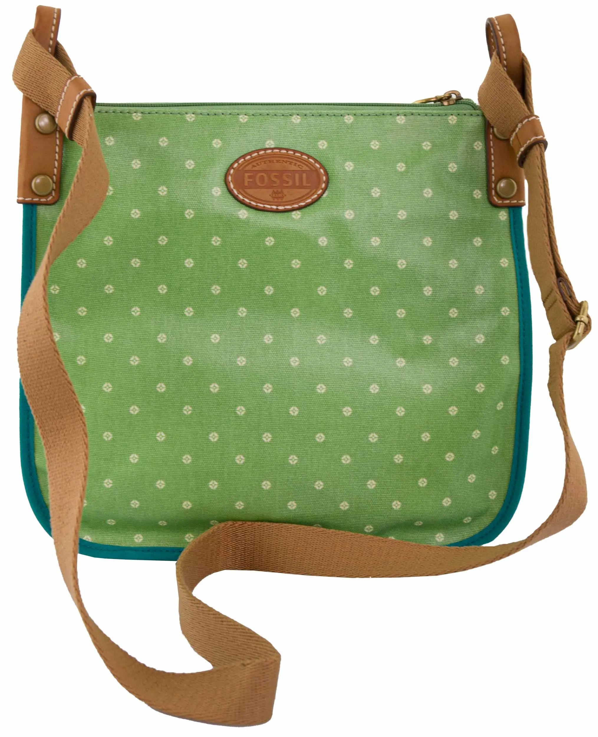 Kabelka fossil wmns kabelka přes rameno klíč-per crossbody zelená