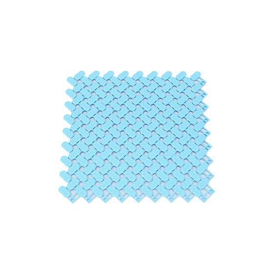 Confezione Da 5 Piastrelle Per Pavimento Piscina Softee 25x25 cm Blu
