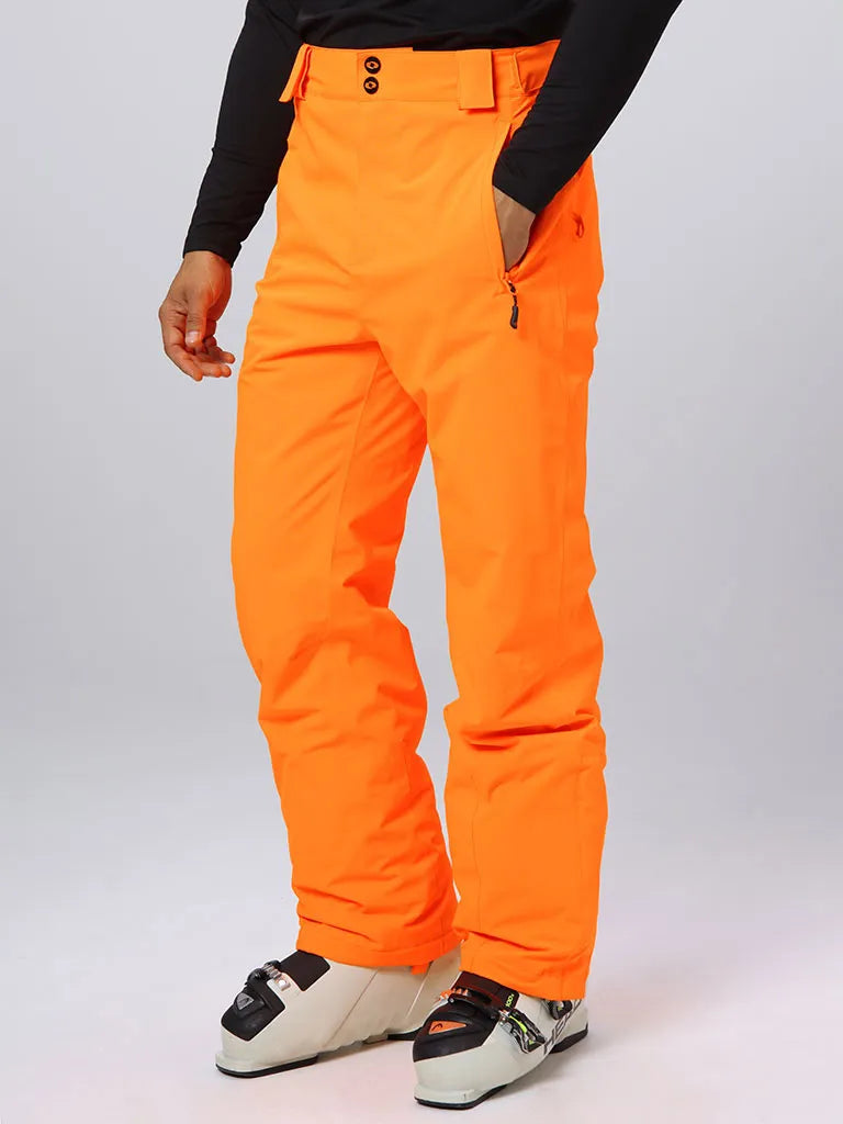 Men's ski pants loap lawed orange orange - XL