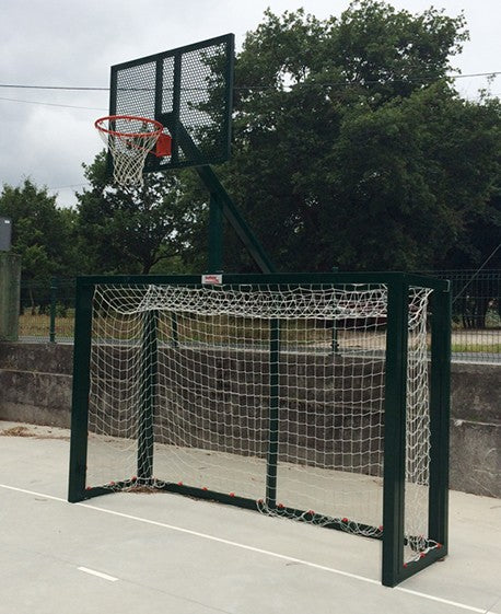 Bramki do gry F. Pokój/piłka ręczna - Zielone Bramki do koszykówki Wielokolorowe