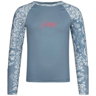 Roxy Jr Aloha Ls Kids Uv Protection T-shirt Blue