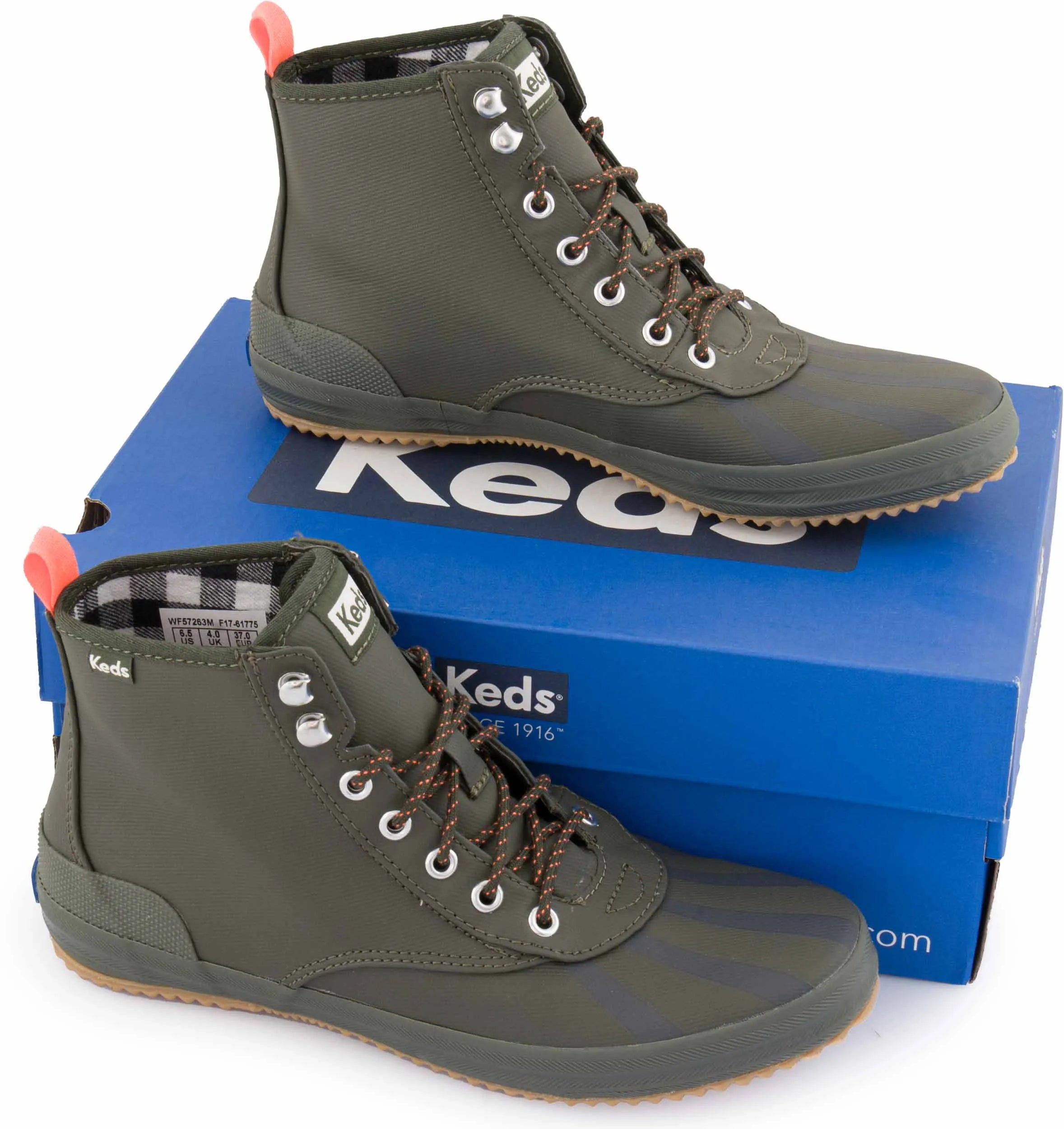 Keds Scout Splash Forest Green Ankle Boots