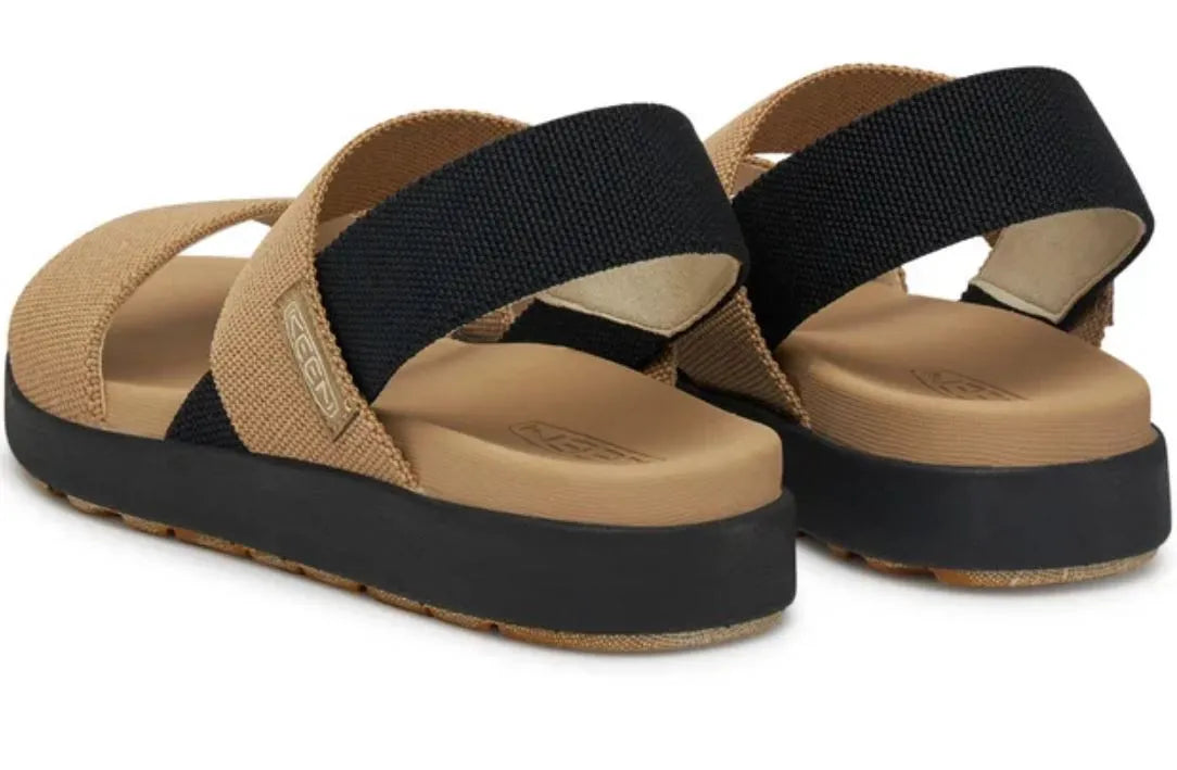 Keen Wmns Elle Backstrap Cornstalk/black Women's Shoes