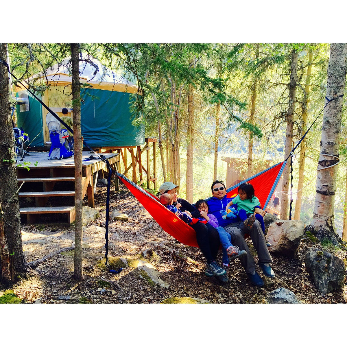 Eno Doublenest Deluxe Orange / Gray