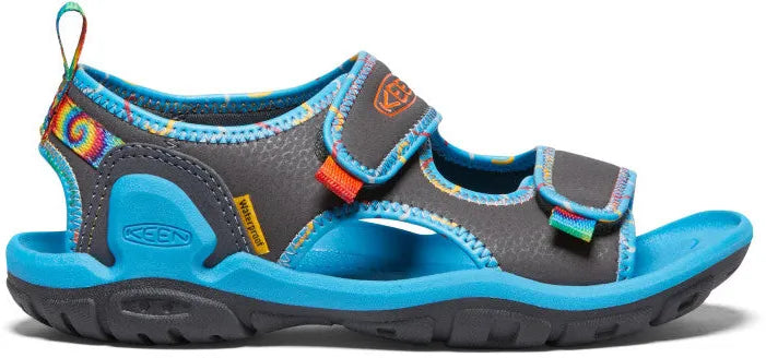 Keen Jr Knotch Creek Ot Magnet-tie Dye Kids Sandals Blue