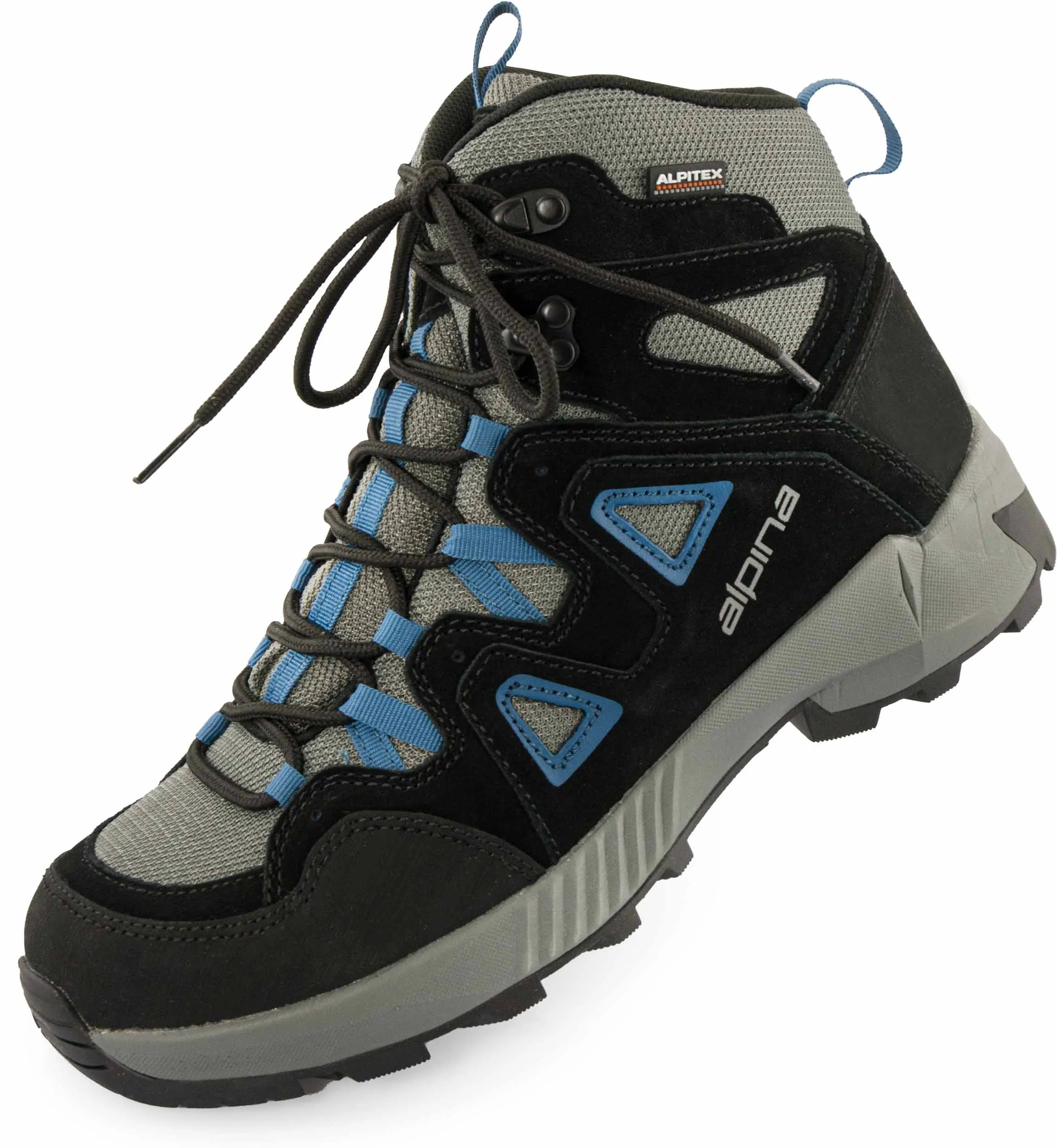 Męskie buty trekkingowe Alpina Tracker Mid Blue